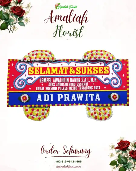 Papan Bunga Ucapan Selamat Ranulogong